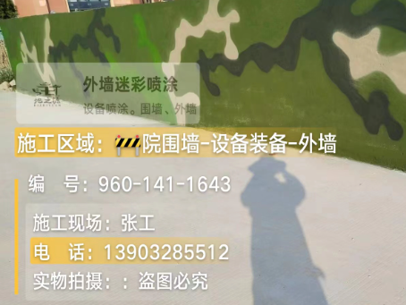 通化 迷彩漆喷涂价格（按平方米计费）